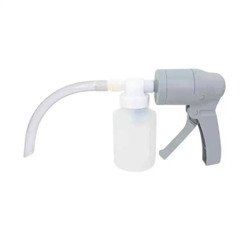 Hand-operated LINE2design Portable Manual Suction Pump with white bottle and curved tip