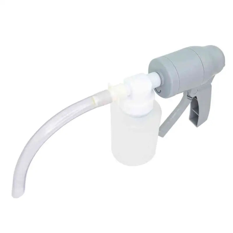 Hand-operated plastic spray bottle with curved nozzle for Line2design Portable Manual Suction Pump