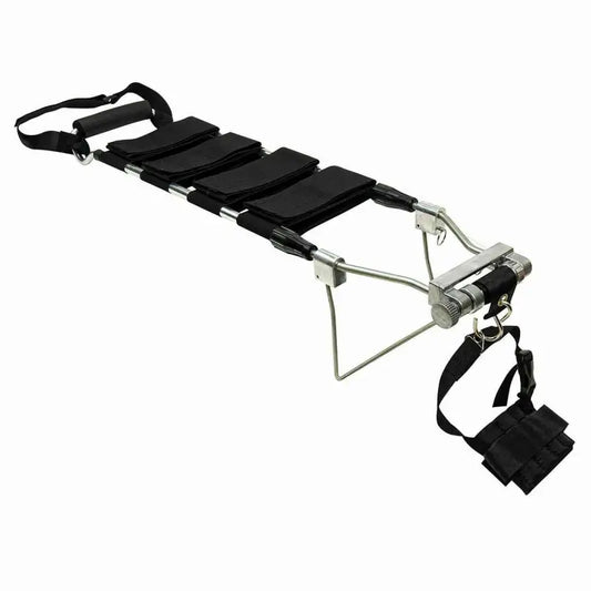 Portable folding medical stretcher with black padding for LINE2design Traction Splint Child-Pediatric