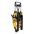 Folding hand truck with yellow and black frame for LINE2design-USA Emergency Evacuation Manual
