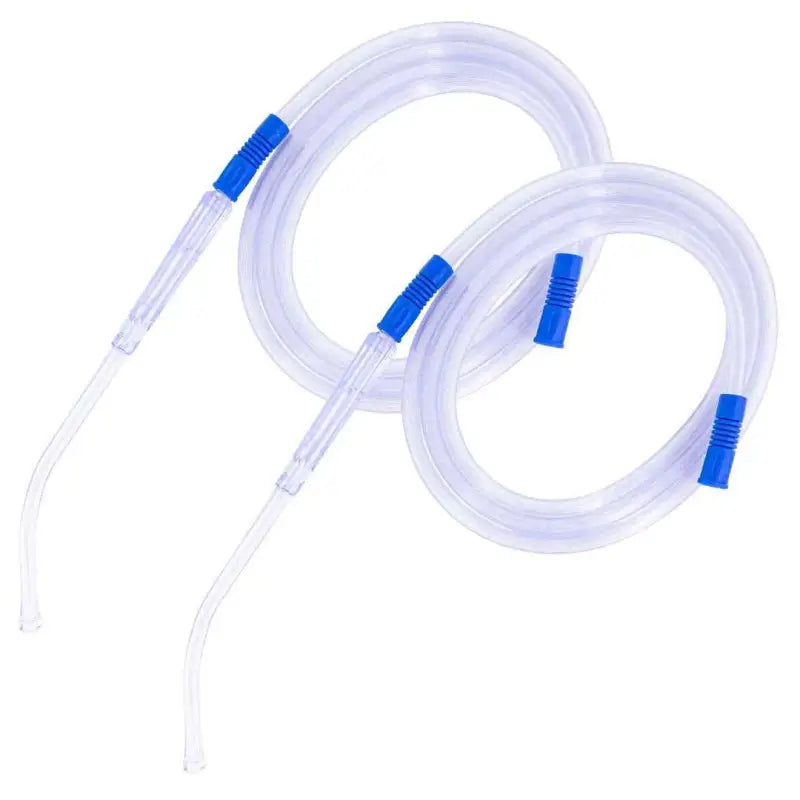 Clear tubing latex with blue connectors for Line2design Yankauer Oral Suction use