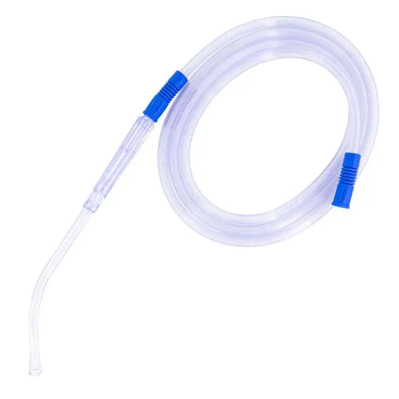 Clear Tubing Latex Free with Blue Connectors for Line2design Yankauer Oral Suction