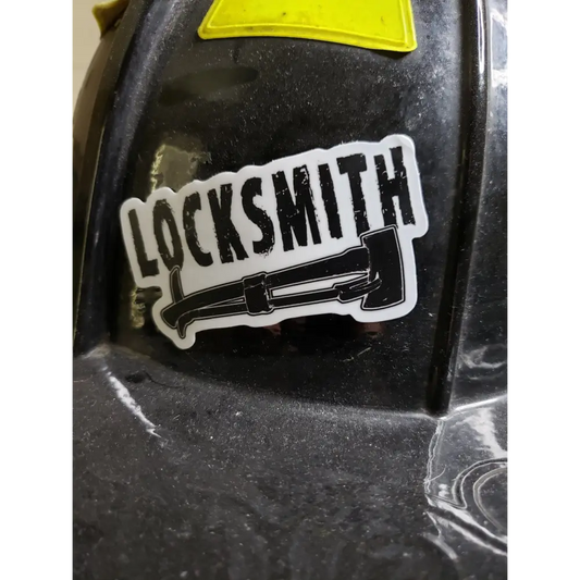 Chief Miller Locksmith - Helmet Decal Apparel