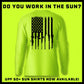 Long sleeve sun shirt featuring Rifle Flag design with hi-visibility UPF 50 protection