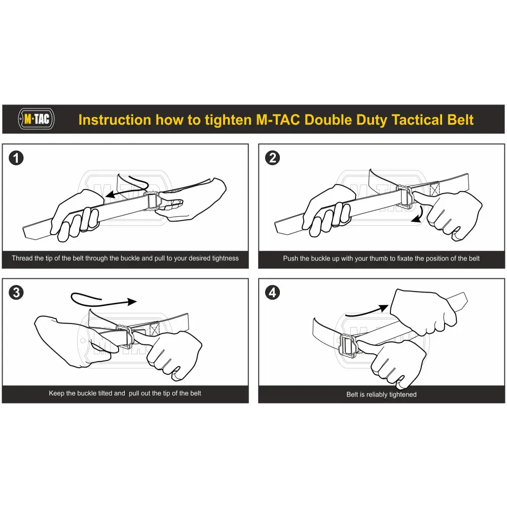 M-Tac Double Duty Tactical Belt - Double Duty Belts