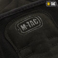 M-TAC logo embossed on black synthetic leather for M-Tac gloves Assault Tactical Mk.6