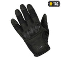 Black M-Tac Gloves Assault featuring tactical knuckle protection and reinforced palm