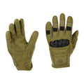Olive green M-Tac Gloves Assault Tactical Mk.6 with mesh knuckle panels and synthetic leather