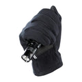 Black fleece balaclava with LED flashlight, perfect for M-Tac Gloves Fleece Thinsulate