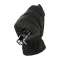 Black M-Tac Gloves Fleece Thinsulate with flashlight attachment for winter use