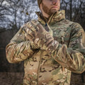Military-style camouflage M-Tac Gloves Fleece Thinsulate for tactical performance