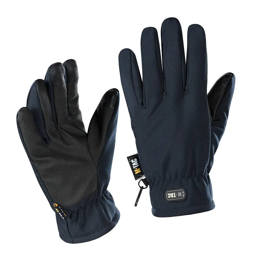 M-Tac Gloves Soft Shell Thinsulate - Dark Navy Blue / L - Winter Gloves