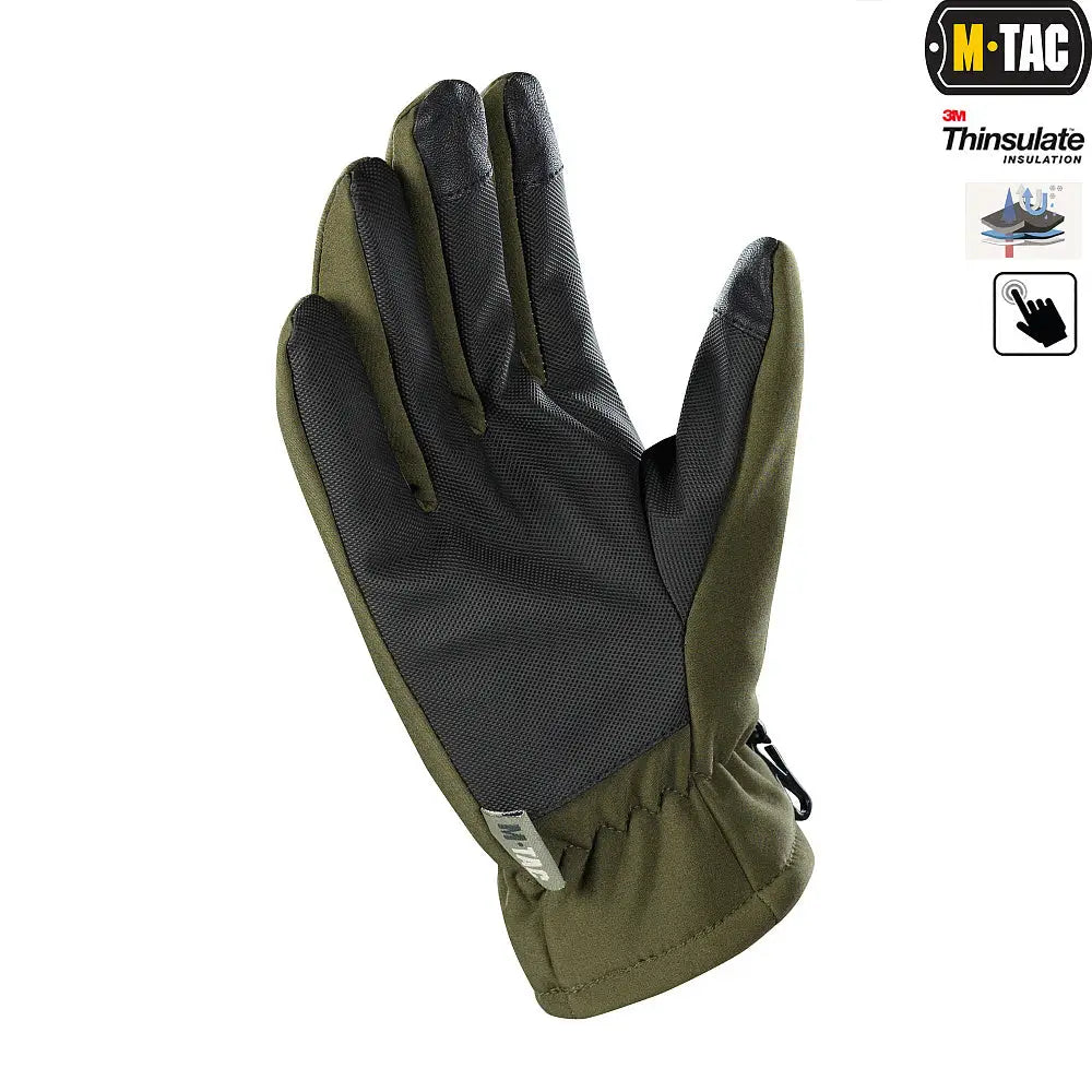 M-Tac Gloves Soft Shell Thinsulate - Winter Gloves