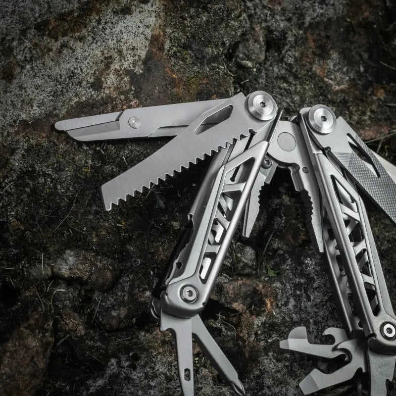 Stainless steel M-Tac Multitool Type 3 Grey fits multiple functions in one compact design