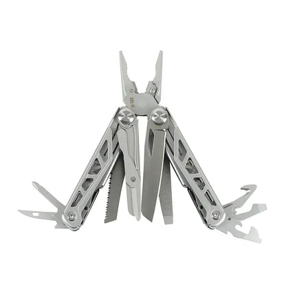 Stainless steel M-Tac Multitool Type 3 Grey with pliers and folding implements