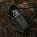 Black nylon holster with folding knife for M-Tac Multitool Type 6 Black/Olive