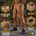 M-Tac Tactical Pants Aggressor Gen.II Flex with reinforced knees and specialized pockets