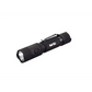 Black Tactical LED Flashlight with M5 branding, featuring Magnetic Charging Port and lifetime warranty