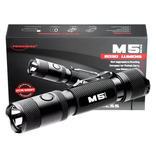 Chief Miller Hardware > Tools > Flashlights & Headlamps > Flashlights M5 Gen3 - 2,030 Lumen EDC Flashlight Apparel