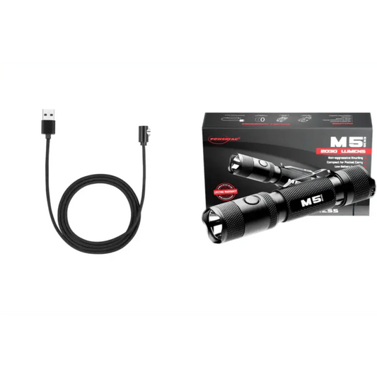 Chief Miller Hardware > Tool Accessories > Flashlight Accessories M5Gen3 Bundle with Extra USB Charging cable Apparel