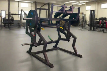 SFE Commercial Power Safety Squat Machine with barbell for firefighters and first responders