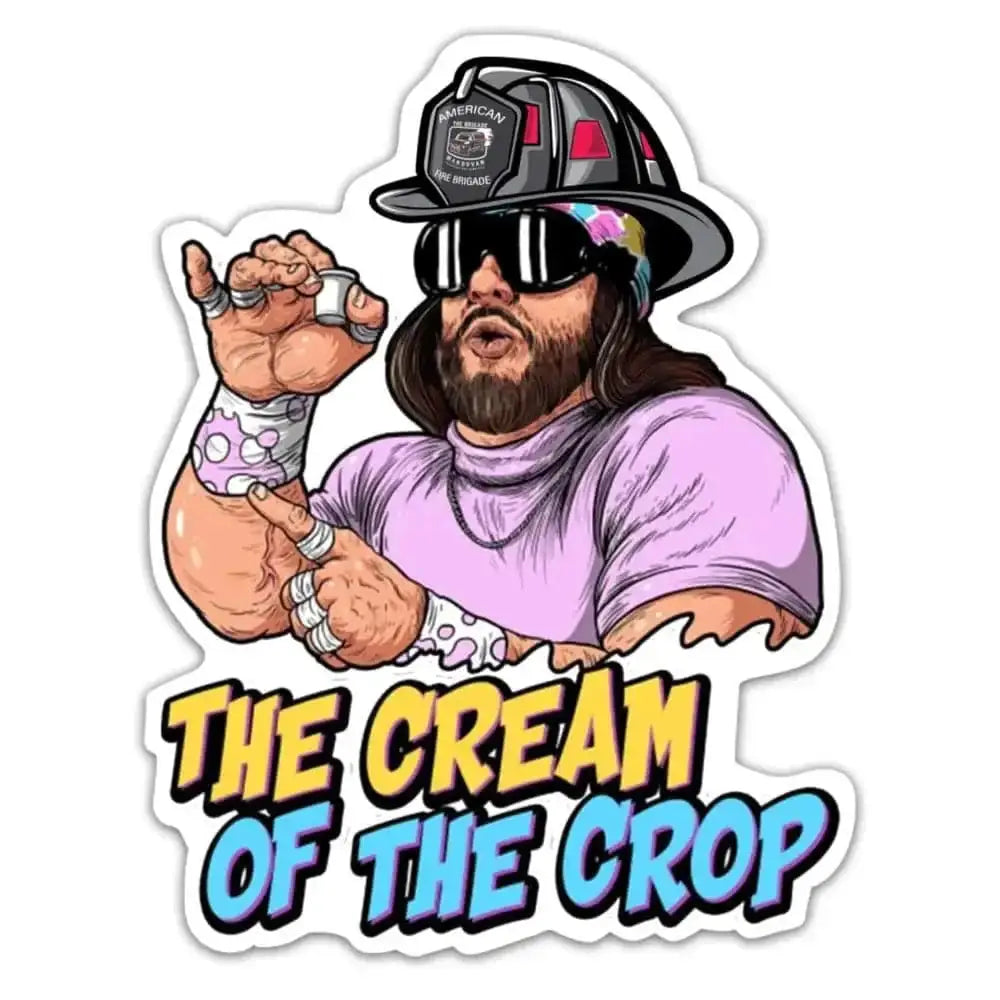 Chief Miller Stickers Macho Man Sticker Apparel