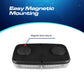 Magnetic mount emergency light on UBL U-Lite Mini Light Bar for enhanced safety