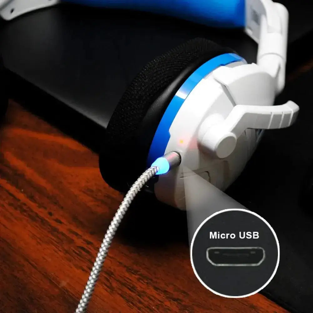 Magnetic USB Charging Cable, 3 in 1 Nylon Cord, Compatible with Micro USB, Type C, and Apple Products - Chief Miller Apparel