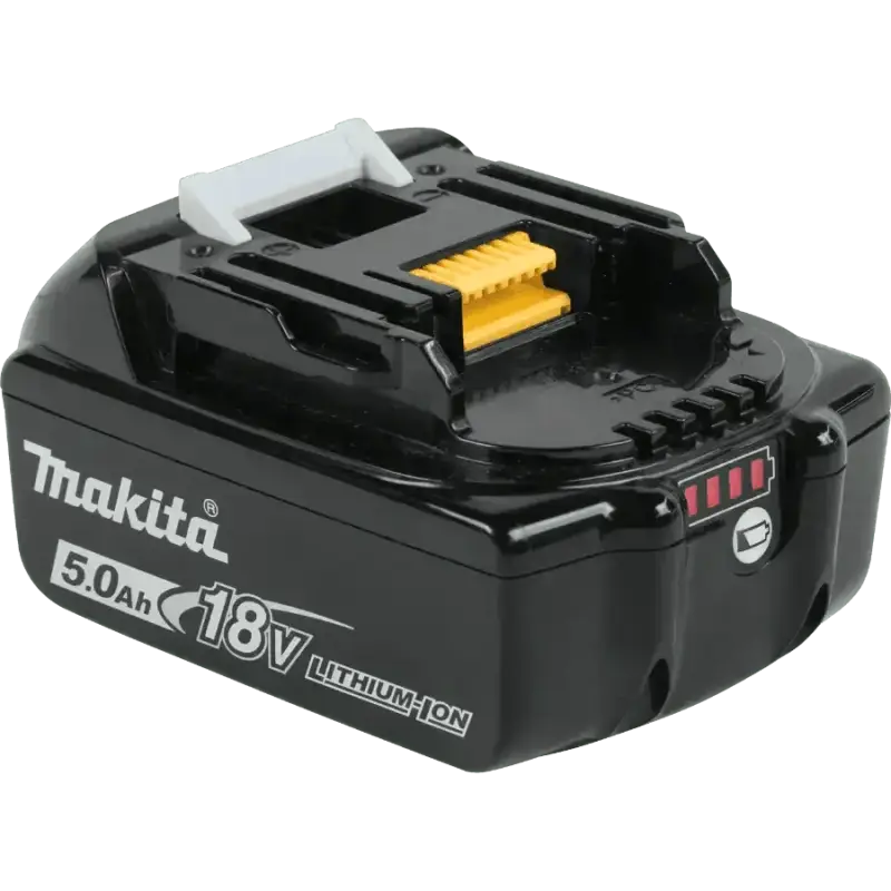 Makita 18V 5.0Ah Lithium-Ion Battery Pack BL1850B 18V LXT® with charge indicator lights