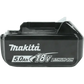 Makita BL1850B 18V LXT® Lithium-Ion 5.0Ah Battery Pack in Black