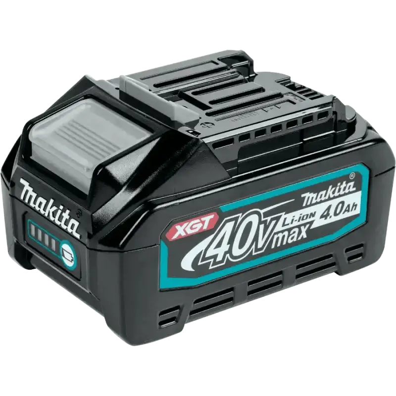 Makita 40V MAX XGT 4.0Ah Battery for GRH05M1 AVT Rotary Hammer Kit in black and teal