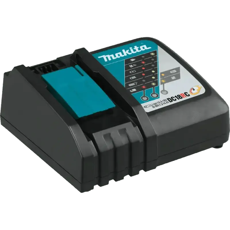 Makita Battery Charger with Turquoise Black Housing for BL1840BDC2 18V Optimum Charger Starter