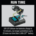 Makita BL1860B 18V LXT® Lithium-Ion Charger with two 18V batteries and Star Protection