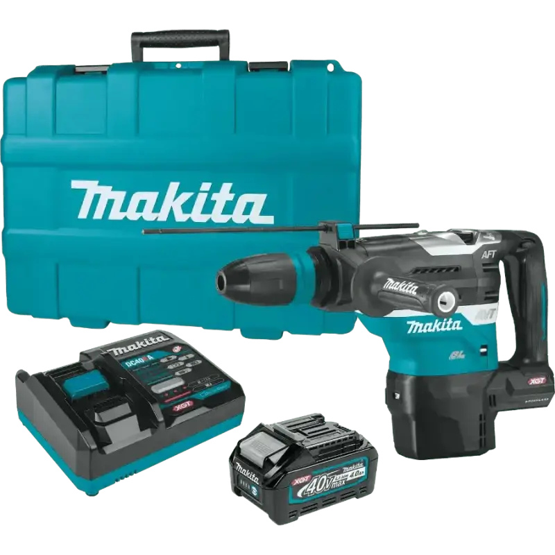 Makita GRH05M1 40V max XGT® Brushless AVT® Rotary Hammer Kit with battery and charger