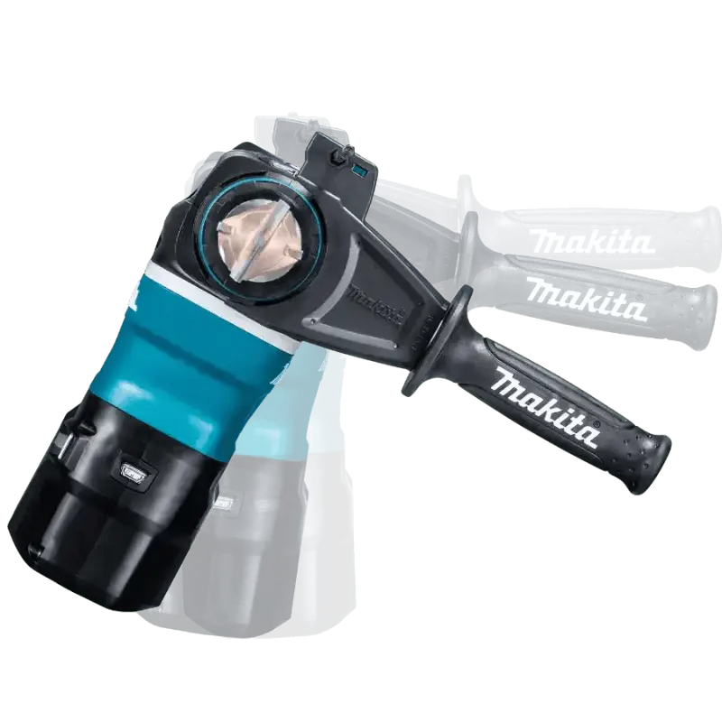 Makita dust extraction attachment with black handle for GRH05M1 AVT® Rotary Hammer