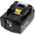 Makita BL1860B 18V LXT® Lithium-Ion battery pack with charge level indicator lights