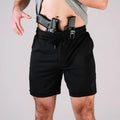 Carrier Shorts Mk.II with concealed carry gun and magazine for tactical concealment