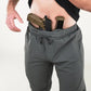 Man with concealed carry gun in carrier retention waistband wearing Traveler Joggers