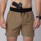 Carrier Training Shorts Mk.II 5 Inch Inseam with concealed carry gun in waistband