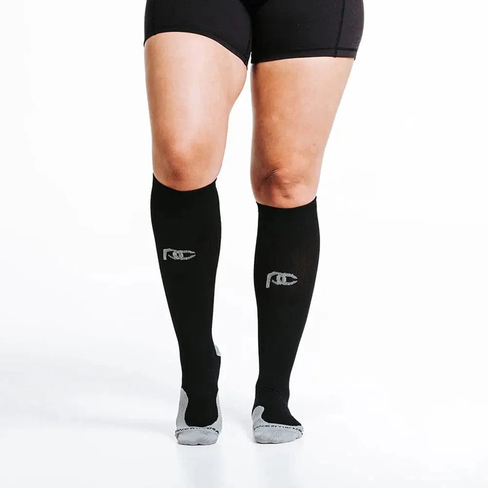 Chief Miller Compression Socks>Over-the-Calf>Marathon Marathon, Black Socks Apparel