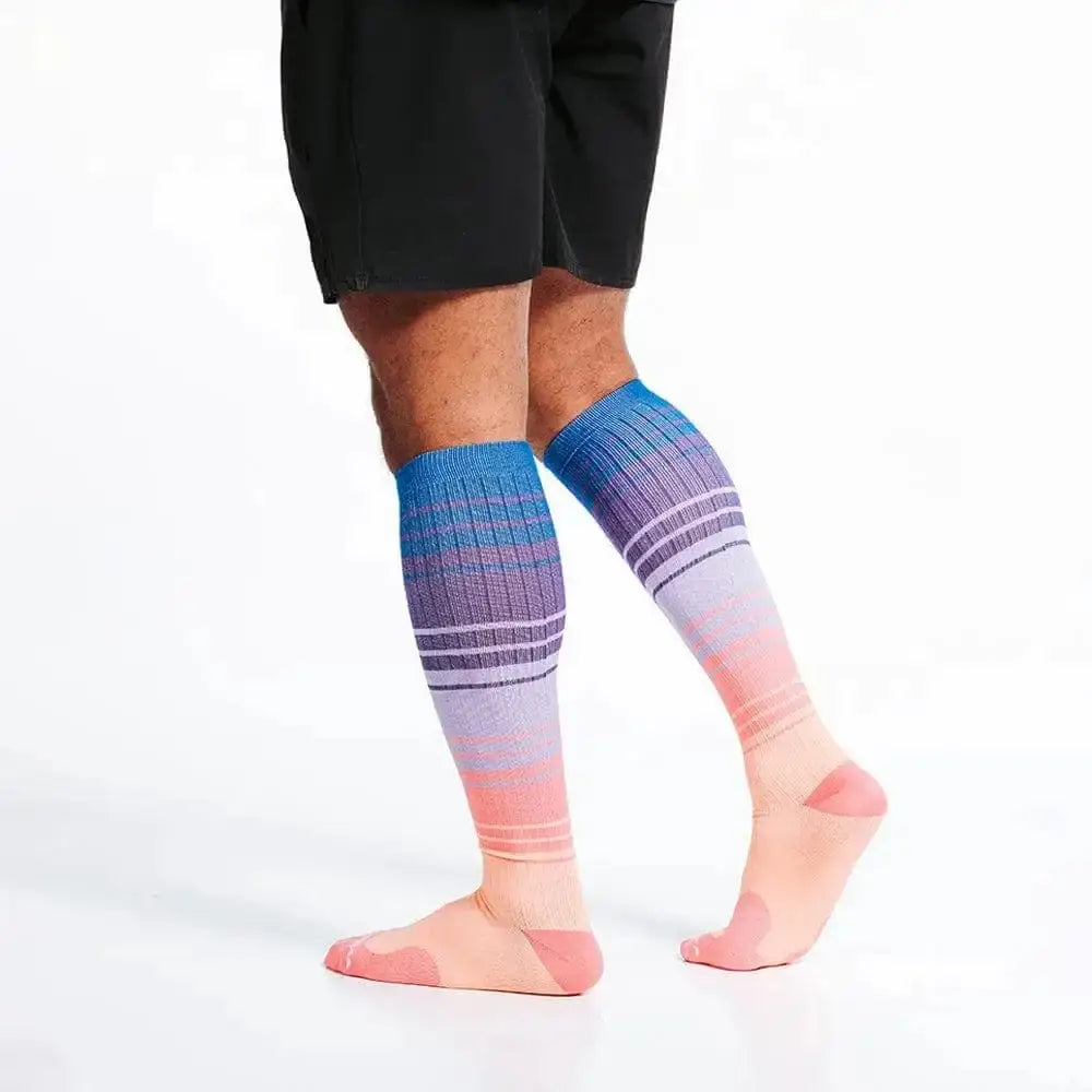 Chief Miller Compression Socks>Over-the-Calf>Marathon Marathon, Florida Skies Apparel