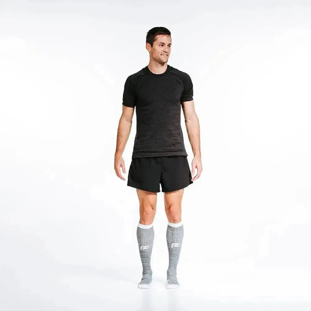 Chief Miller Compression Socks>Over-the-Calf>Marathon Marathon, Heather Slate Apparel