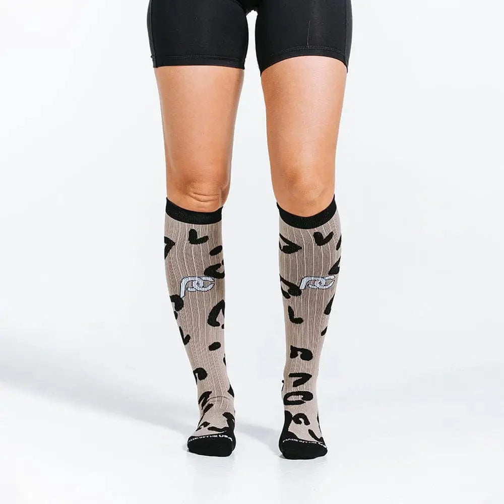 Chief Miller Compression Socks>Over-the-Calf>Marathon Marathon, Leopard Apparel