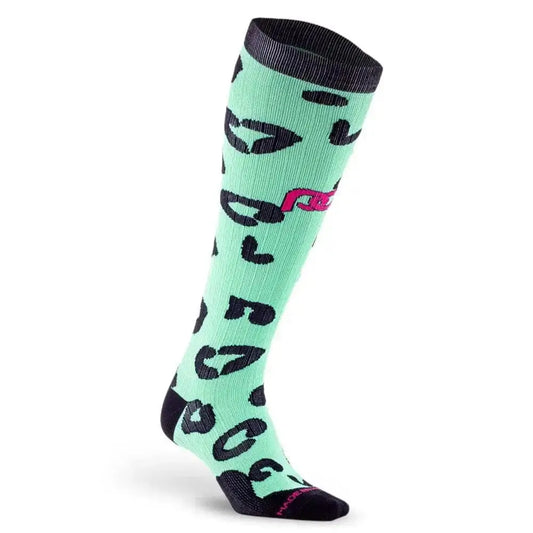 Chief Miller Compression Socks>Over-the-Calf>Marathon Marathon, Mint Cheetah Apparel