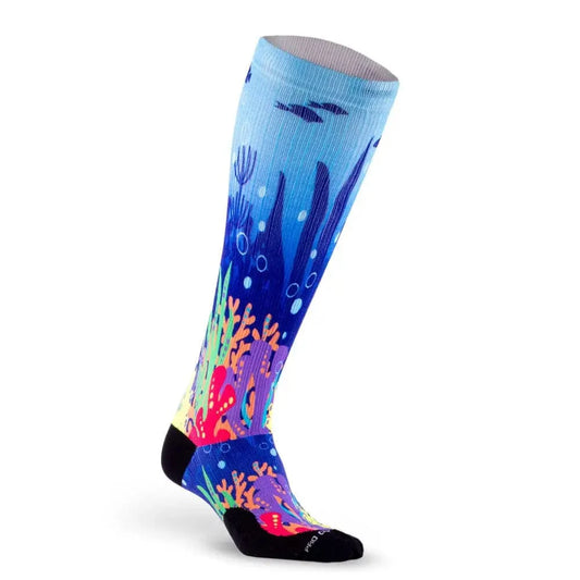 Chief Miller Compression Socks>Over-the-Calf>Marathon Marathon Printed, Electric Coral Apparel