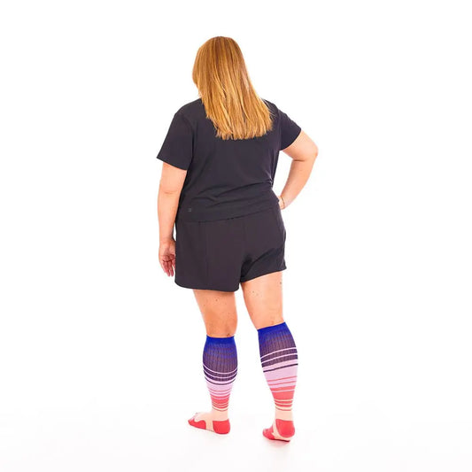 Chief Miller Compression Socks>Over-the-Calf>Marathon>Wide-Calf Marathon Wide-Calf, Florida Skies Apparel