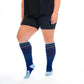 Marathon Wide-Calf, Navy Blue Lines - Chief Miller Apparel