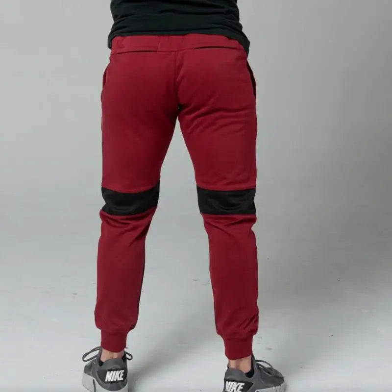 Maroon athletic pants Carrier Joggers Mk.II with concealed carry and carrier retention features