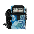 Medical training bag with floral pattern and REFUGE branding in Ranger Green design