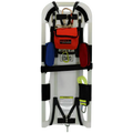 Medical rescue backboard with straps and head stabilizers, FAST Board w Internal LED Lights